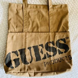 OVERSIZED CANVAS GUESS BAG